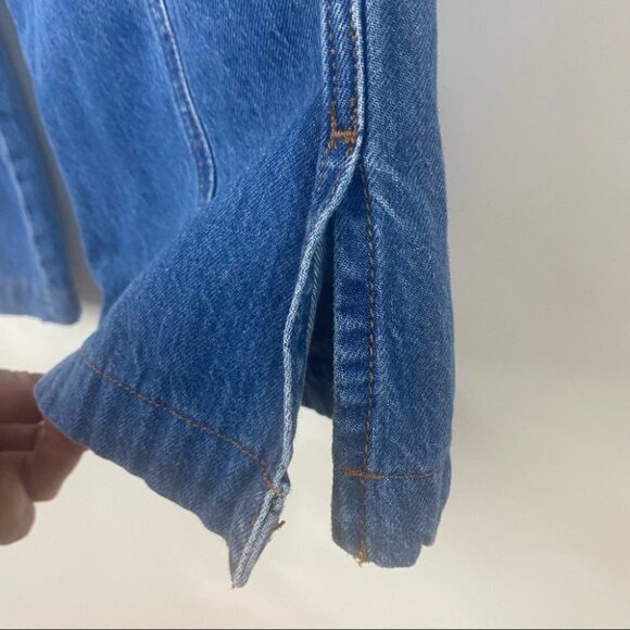 Madewell | Denim Elastic Waist Loose Flare Pants | ND625 Spring 2022 - Picture 9 of 13